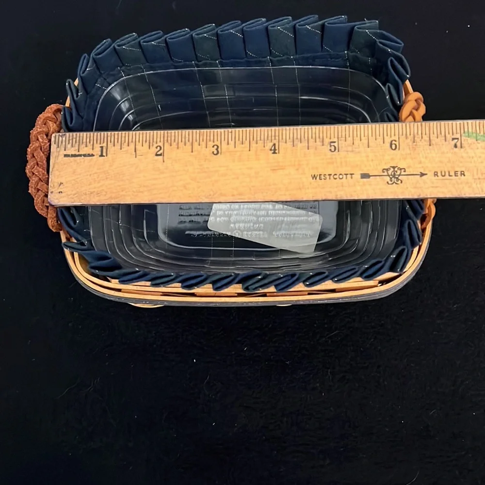 Longaberger Collection Club 2000 Renewal Basket with Braided Side Handles